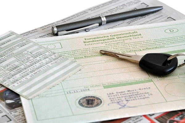 Kontrola dokumentů automobilu